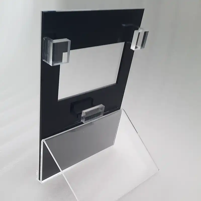 PST A4 formaat POS Display plexiglas met 7 inch scherm - achterkant