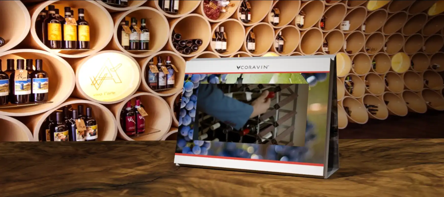 VideoBrochure POS Display A4 10inch Coravin